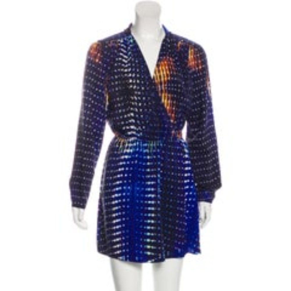 Parker Silk Mini Dress Size XS